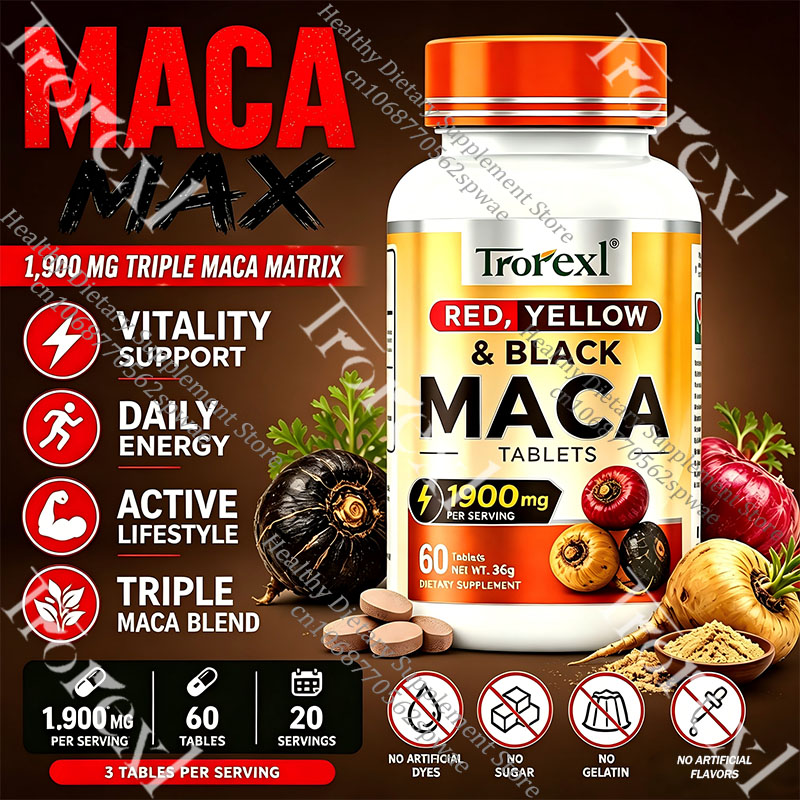 Herbal Queen - Naturalne tabletki z korzenia Maca -