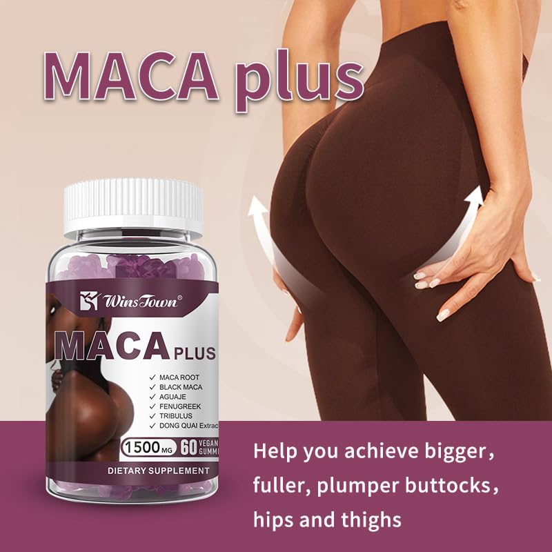 Herbal Queen - Maca Plus Gummies, żelki na biodra