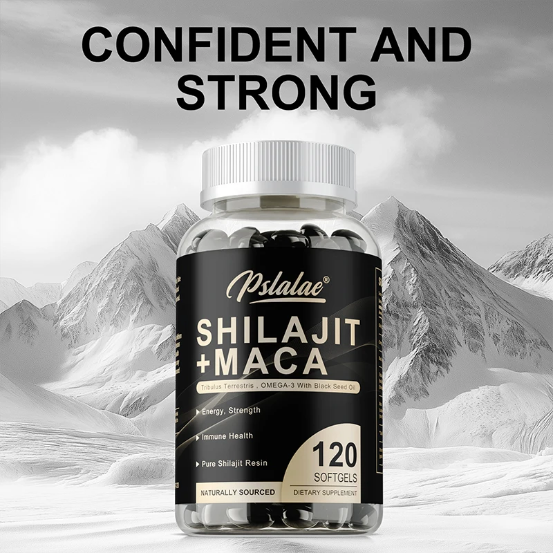 Herbal Queen - Kapsułki Shilajit + Maca - zawierają