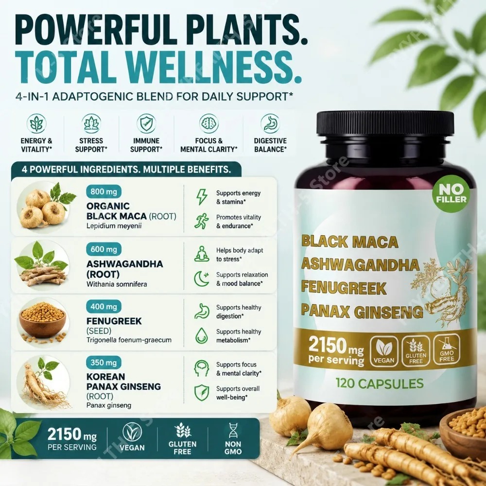 Kapsułki 4w1 Organiczna Czarna – Herbal Queen recenzja i cena