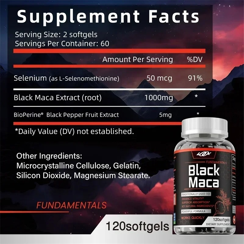 Suplement z czarną macą - z cz – Herbal Queen recenzja i cena
