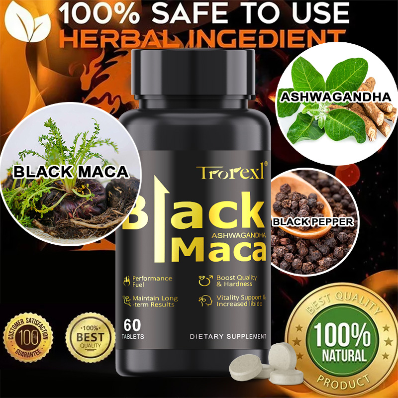 Naturalne czarne tabletki Maca – Herbal Queen recenzja i cena