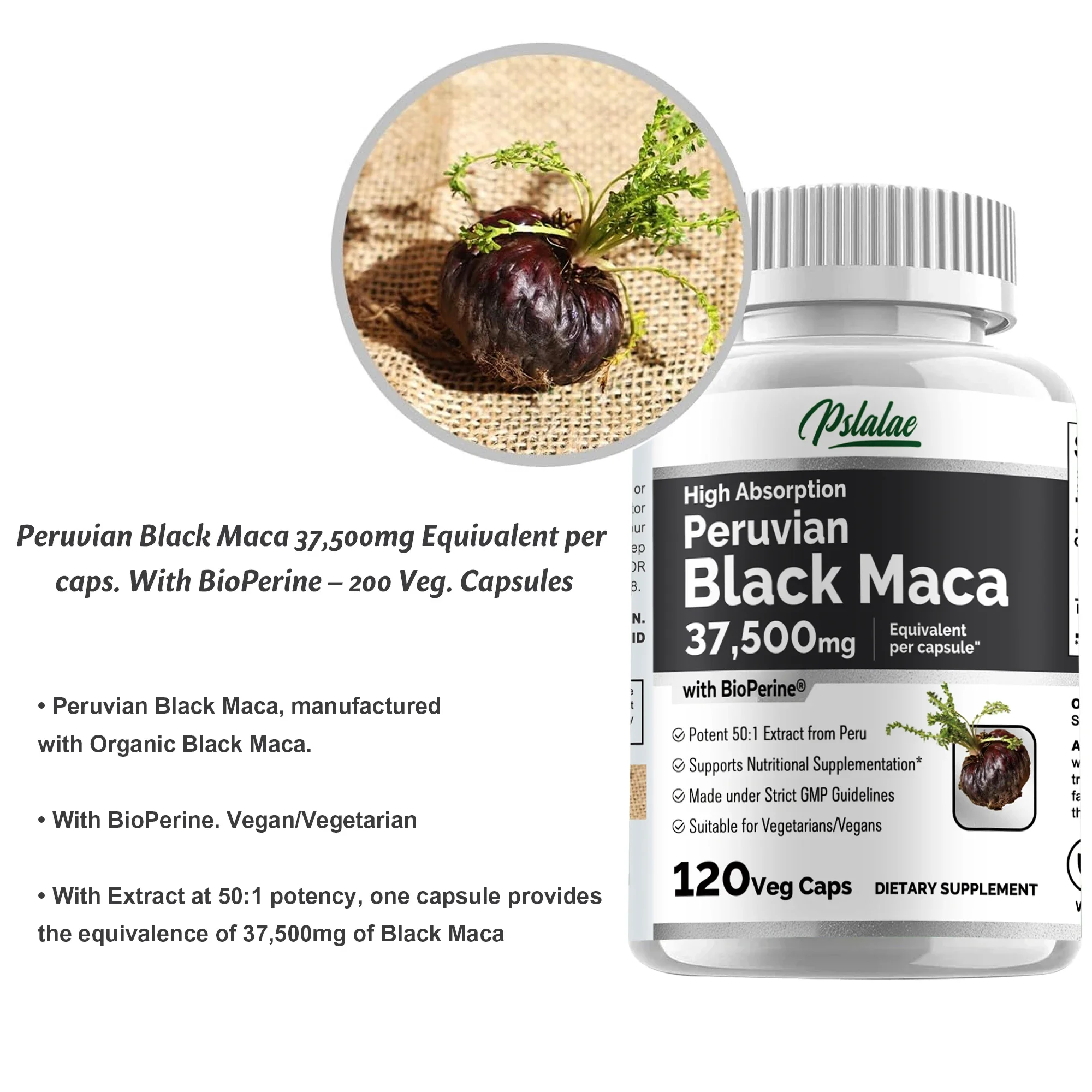 Czarna Maca 37500mg - Łagodzi  – Herbal Queen recenzja i cena