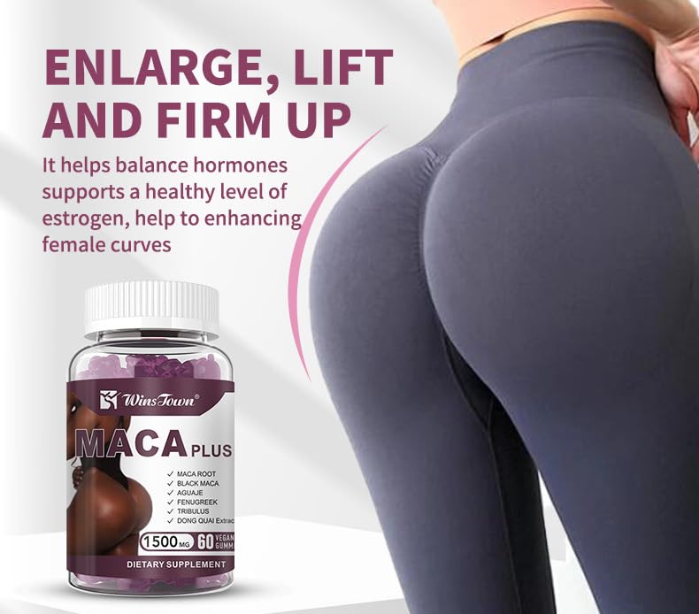 Maca Plus Gummies, żelki na bi – Herbal Queen recenzja i cena